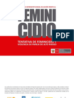 Protocolo Interinstitucional de Acción Frente Al Feminicidio, Tentativa de Feminicidio y Violencia de Pareja de Alto Riesgo 2018