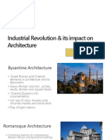 Industrial Revolution & Its Impact On Architecture: Hoa V S6 B.Arch