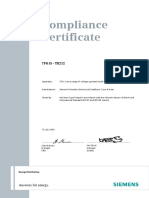 7PG15 TR212 Compliance Certificate