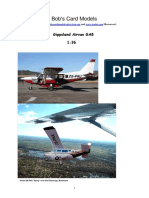 Bob's Card Models: Gippsland Airvan GA8 1:36