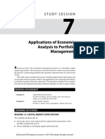 Applications of Economic Analysis To Portfolio Management: Study Session