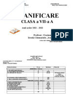 Planificare Clasa a VII