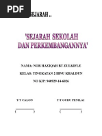 Download folio sejarah 2008 SM ABIM Kajang by zeyqa SN5593404 doc pdf