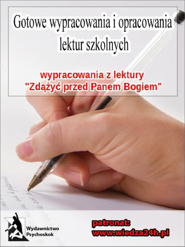 Zdążyć Przed Panem Bogiem Interpretacja Tytułu