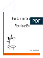 Fundamentos de Planificación