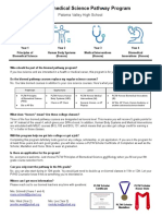 PLTW Biomedical Science Pathway Student Flyer (PVHS 2022-23)