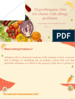 Hypoallergenic Diet for Allergy Relief
