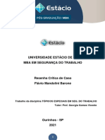 Resenha Incidente-Acidente ESTÁCIO