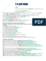 Past Simple - Present Perfect Exercises