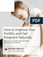 How To Improve Your Fertility and Get Pregnant Naturally Report