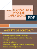 TEMA 8. Inflația și procese inflaționiste tema 7