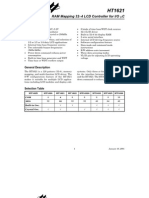 RAM Mapping 32 4 LCD Controller For I/O MC: Features