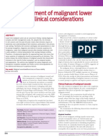 2020 - The Management of Malignant Lower Limb Ulcers Clinical Considerations