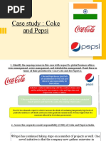 Case Study: Coke and Pepsi