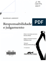 Hannah Arendt - Responsabilidade e Julgamento