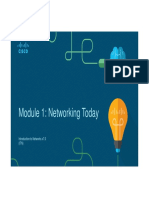 Module 1: Networking Today: Introduction To Networks v7.0 (ITN)