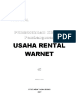 Rental Warnet