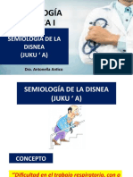 Semiología de La Disnea. 2021