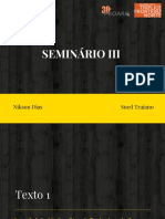 Seminário III