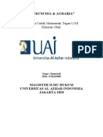 Hukum SDA Dan Agraria Hamriadi