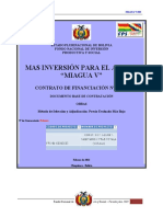 Mas Inversión para El Agua V "Miagua V": Contrato de Financiación #88662