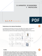 2.5 Aparatos de Maniobra y Protección