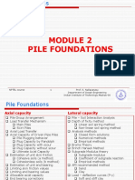 Module 2 - Pile Foundations