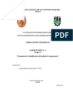 Termometría e identificación del módulo de temperatura