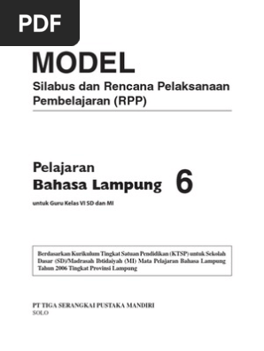 Bahasa Lampung Kelas 6