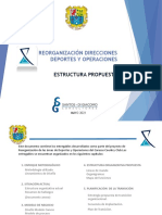 CCC Propuesta estructuras Deportes y Operaciones Informe final