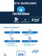 Open Beta Guidelines - Thetan Arena