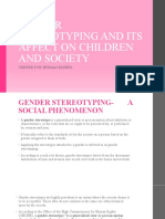 Gender Stereotyping CHR