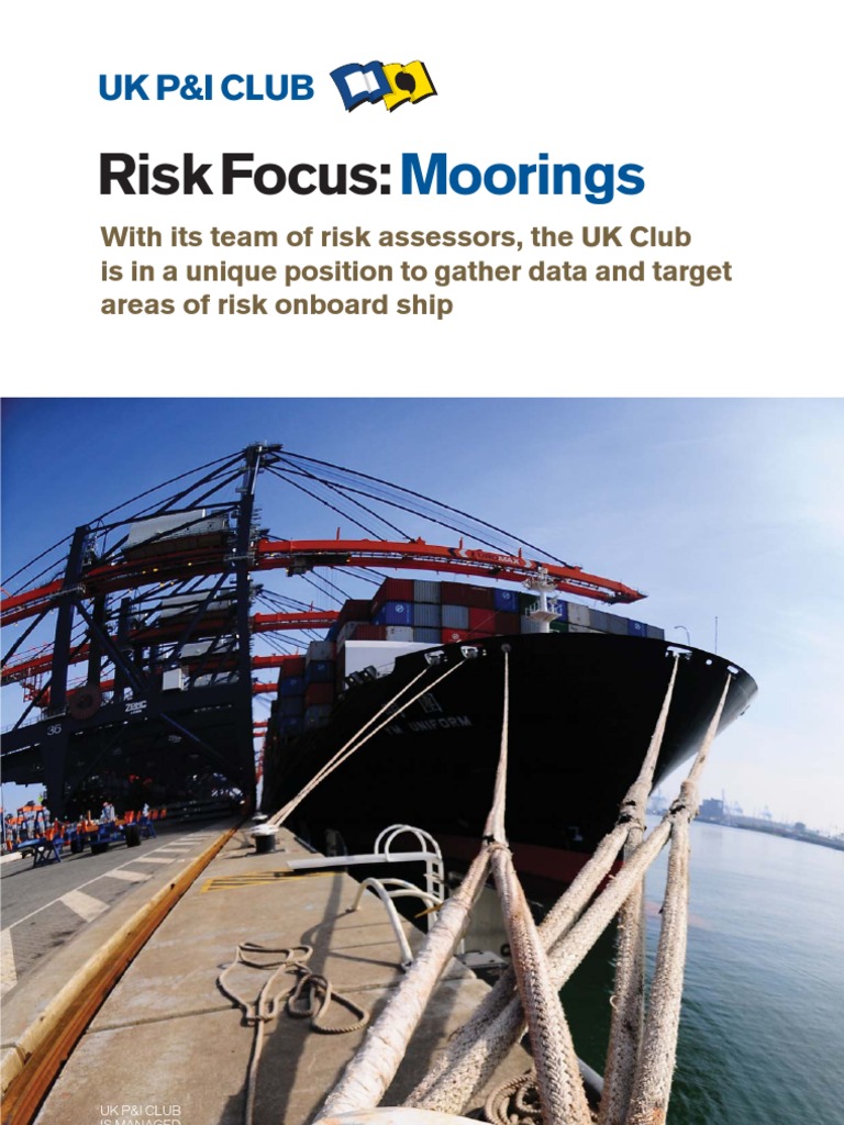 Mooring Risk Focus and Risk Assessment | PDF | Rope | Ships