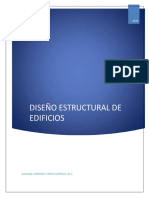 Avance de Proyecto Diseño Estructural de Edificios