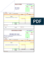 Recibos de Caja II