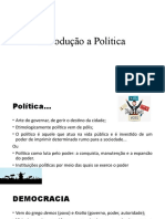 Introdução A Política