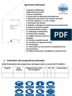 A. Evaluation Des Programmes Prérequis