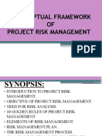 A Conceptual Framework of Project Risk Management