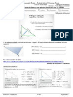 Teorema de Pitágoras e suas aplicações