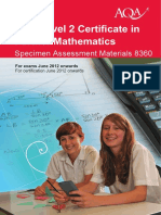 Further Maths Specimen Papers