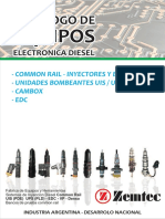 EQUIPOS. Zemtec CATALOGO DE ELECTRONICA DIESEL - COMMON RAIL - INYECTORES Y BOMBAS - UNIDADES BOMBEANTES UIS - UPS - EUI - CAMBOX - EDC