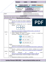 Noviembre - 1er Grado InglÇs (2020-2021)