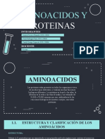 Aminoácidos y proteínas: estructura, clasificación y reacciones