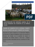 Caracterización Del Mercado Laboral en El Sector Ganadero La Dorada