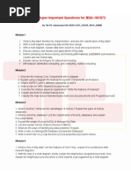 Super Important Questions For BDA-18CS72: Module-1