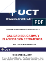 Calidad Educativa - Sesion #1