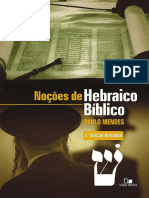 Nocoes de Hebraico Biblico Trecho