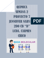 Quimica Semana 2 Proyecto 7