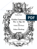 Rieding Violin Concerto Op.34 Violin Part