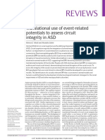 Reviews: Translational Use of Event-Related Potentials To Assess Circuit Integrity in ASD